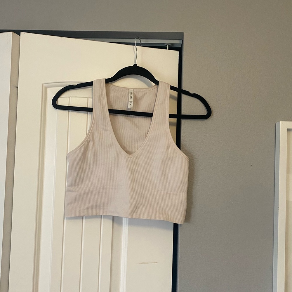 Aurora Cropped Rib Tank - Picture 2 of 6